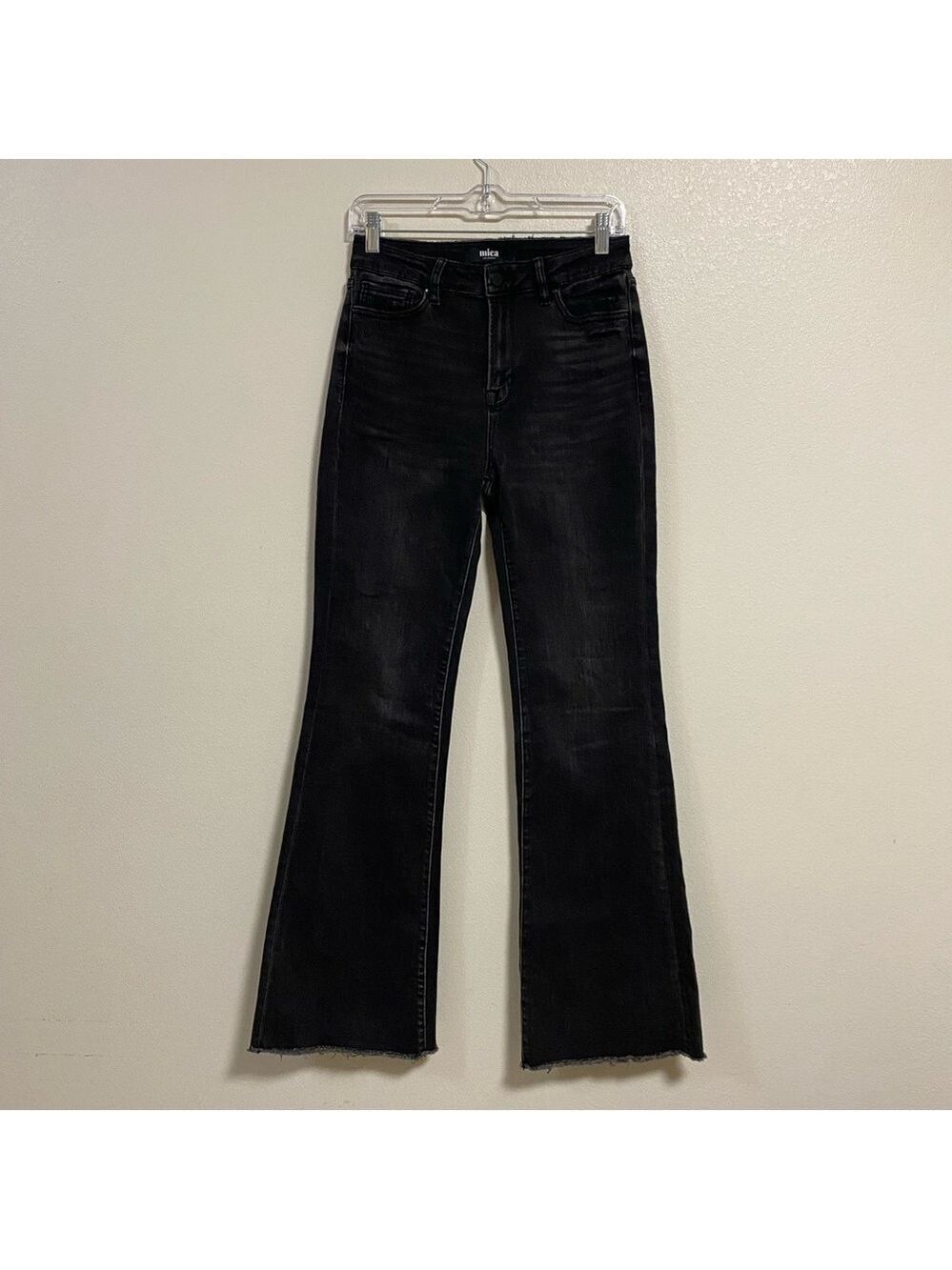 Mica Denim Jeans Women Size 3/26 Black Bootcut Jeans Light Stretch